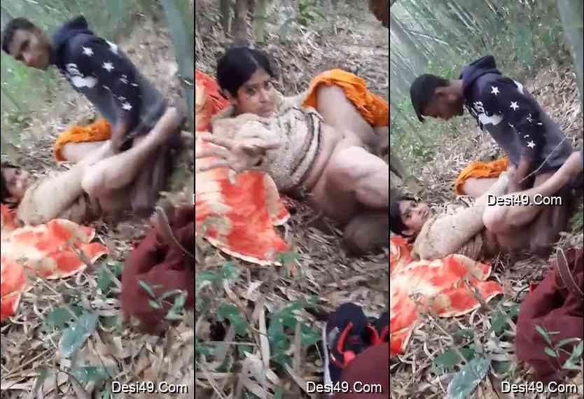 Watch Fucking Local Village Randi Girl Pussy In Jungle XXX Video