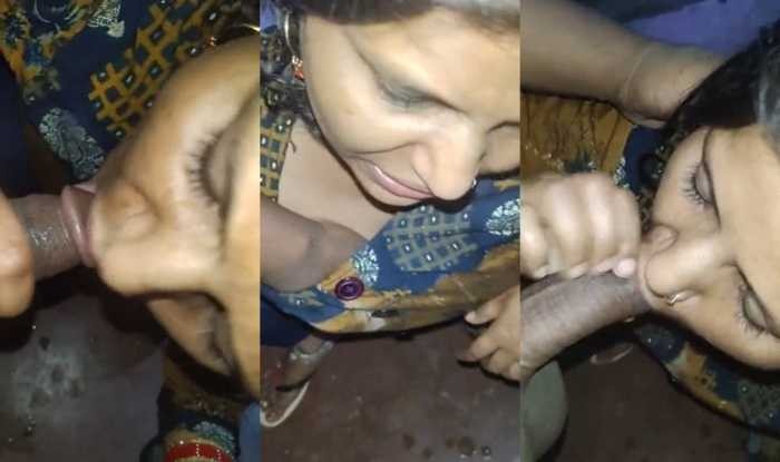 Watch Village Bhabhi Desi Blowjob
